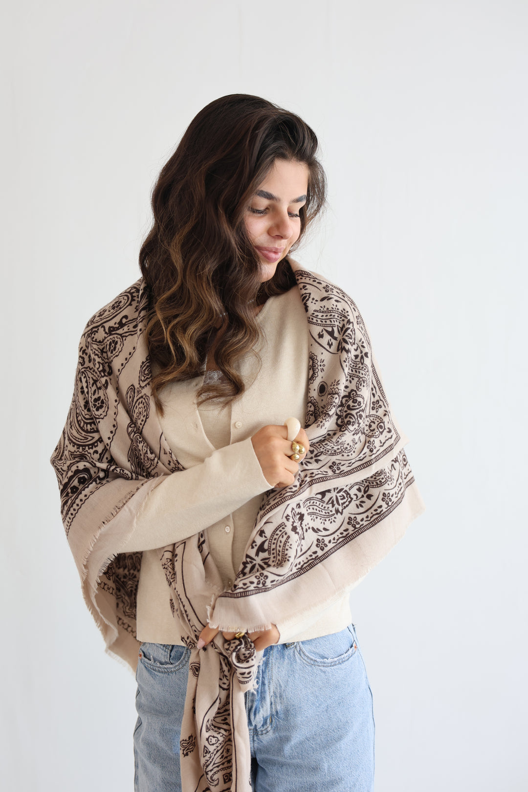 Bohemian Bloom Scarf