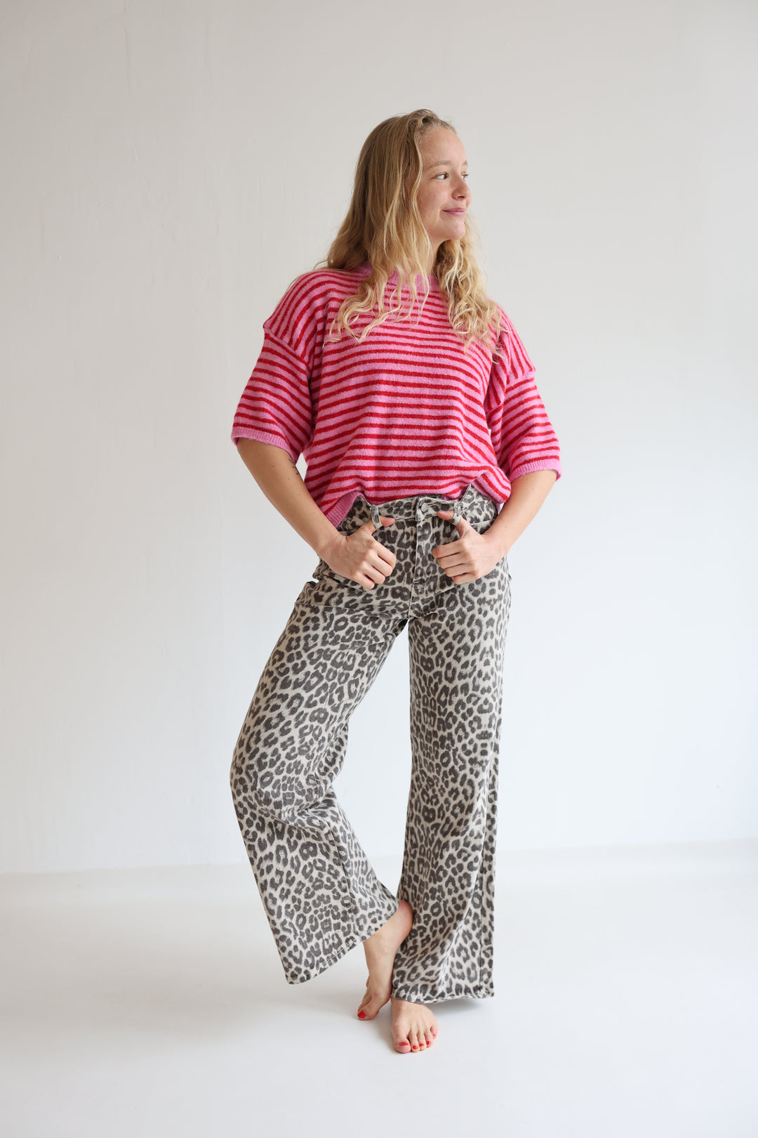 Short Wide Leg Jeans Leo Love