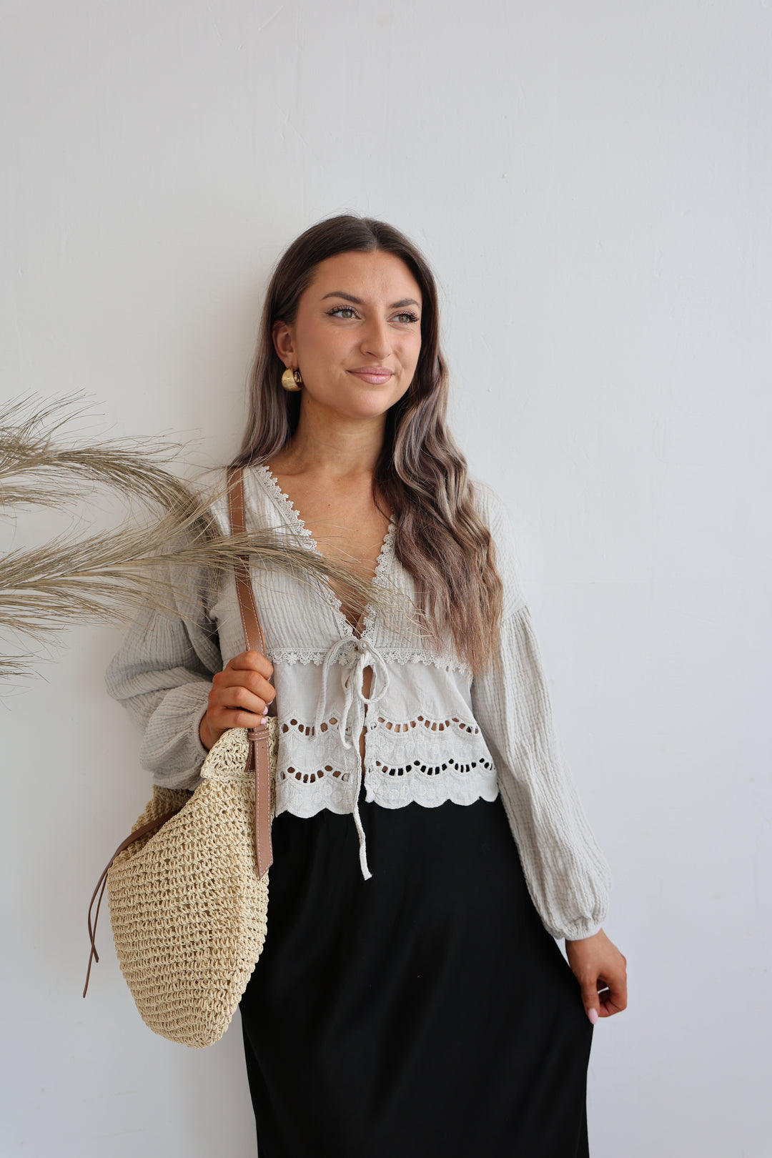 Musselinbluse Sweet Ruffles