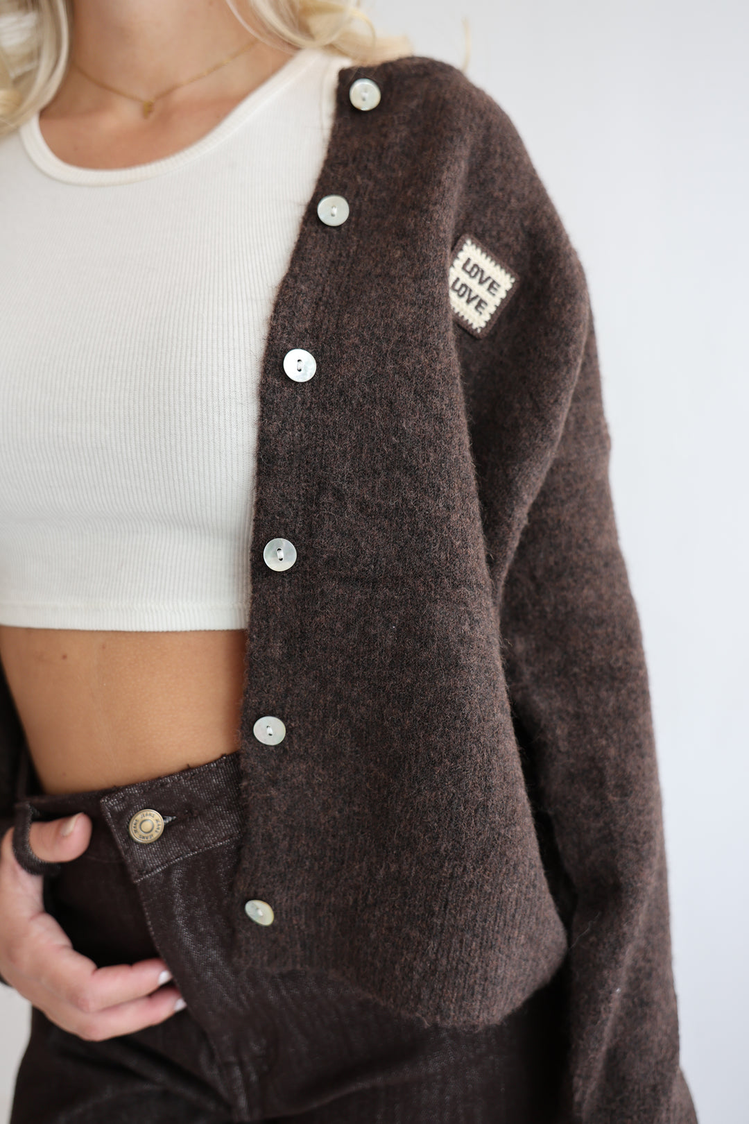 Strickjacke Love is Love