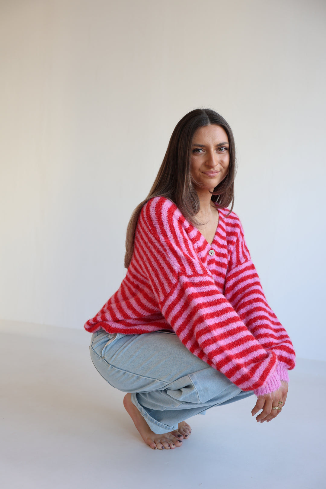 Gestreifter Cardigan Cosima