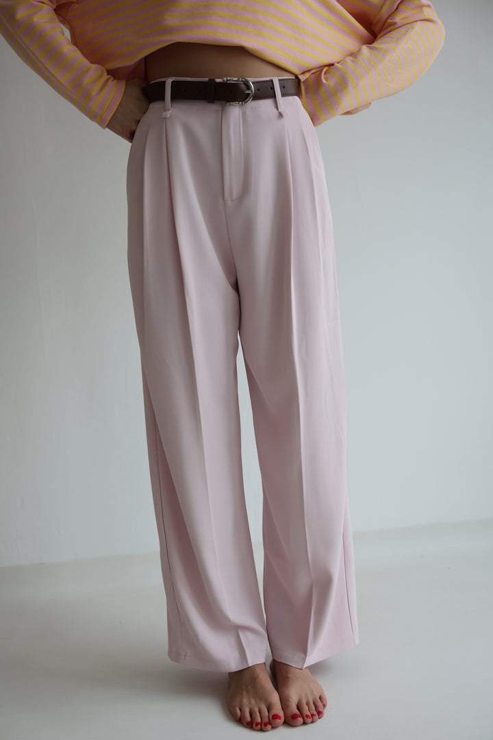 Bundfaltenhose mit Gürtel Anna