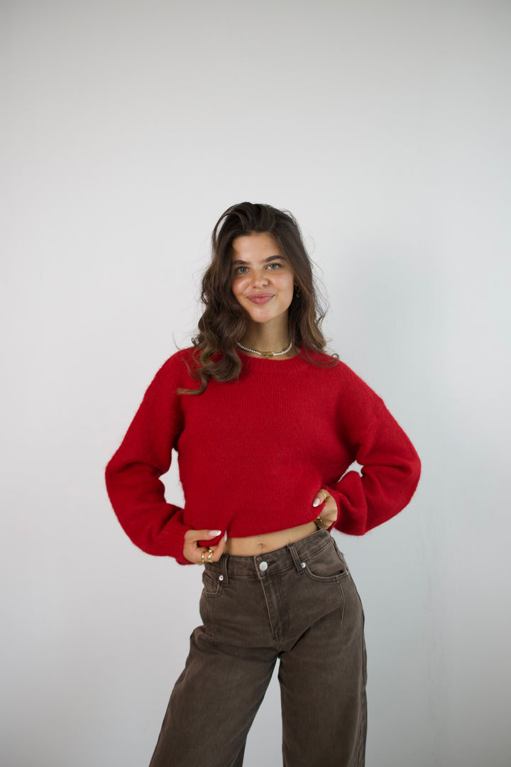 Red Velvet Cloud Sweater
