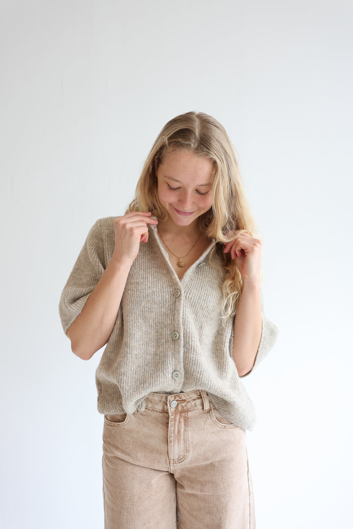 Kurzarm Cardigan Jolina