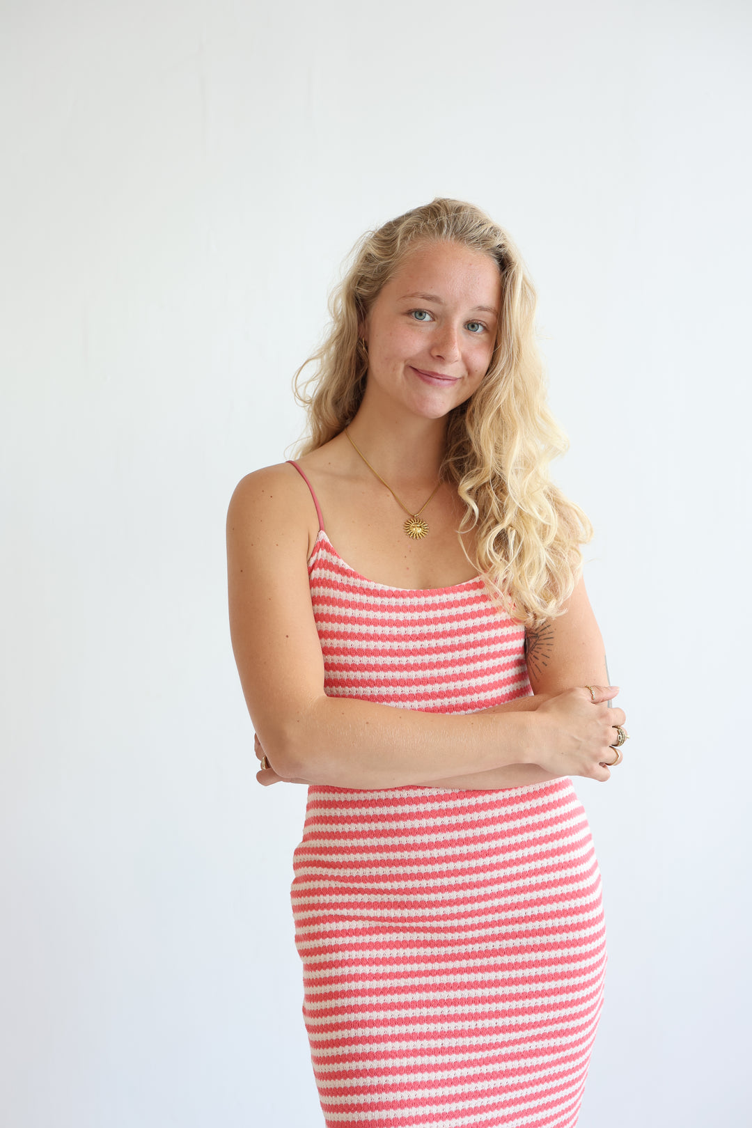 Striped Knit Dress