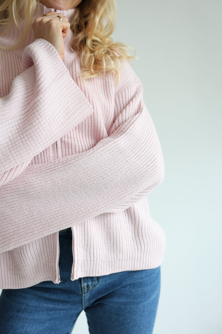 Soft Glow Zip Cardigan