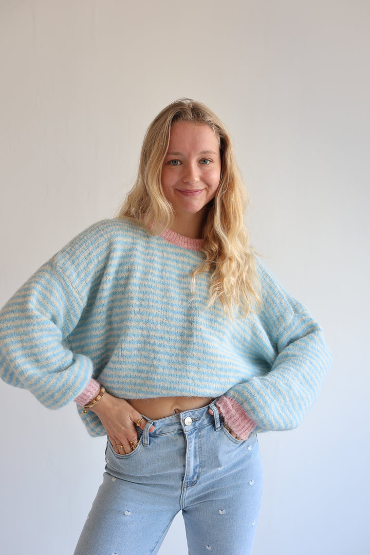 Gestreifter Pullover Moodline Knit