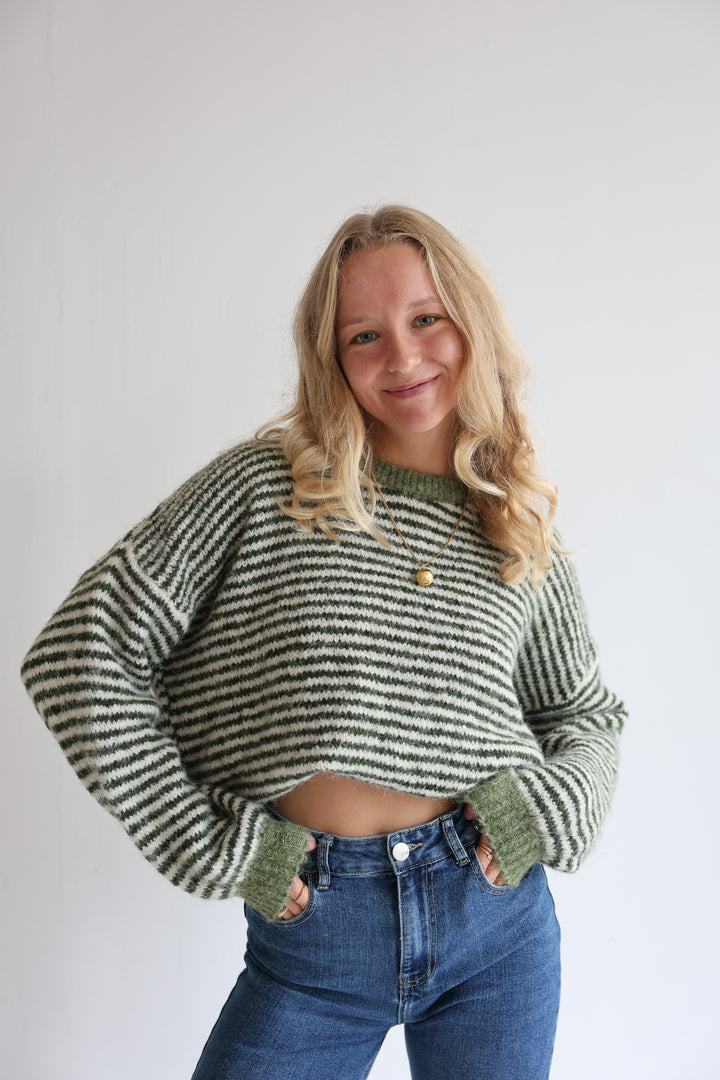 Gestreifter Pullover Moodline Knit