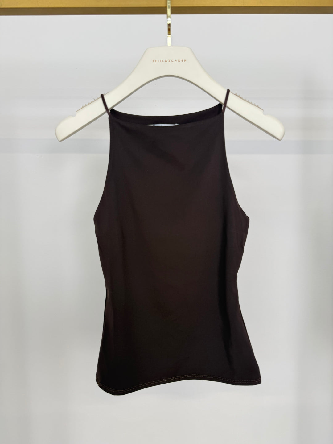 TOP MIT SPAGHETTITRÄGERN FENJA CHOCOLATE S/36 (B-WARE)