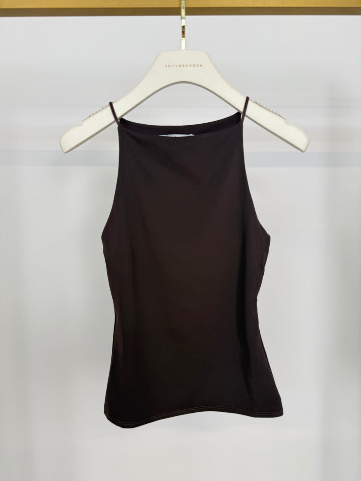 TOP MIT SPAGHETTITRÄGERN FENJA CHOCOLATE S/36 (B-WARE)