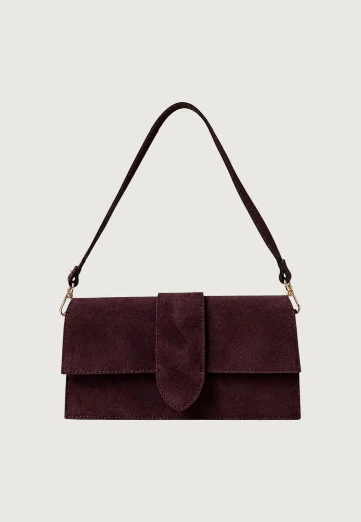 Velvet Edge Shoulder Bag