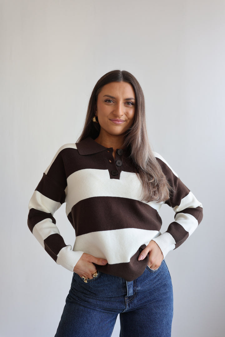 Long Polo Cute Stripes