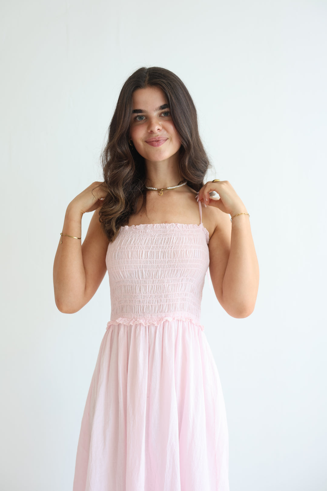 Soft Horizon Cotton Dress