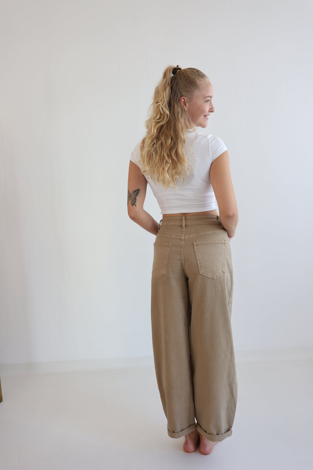 Hazelnut Haze Ballon Jeans