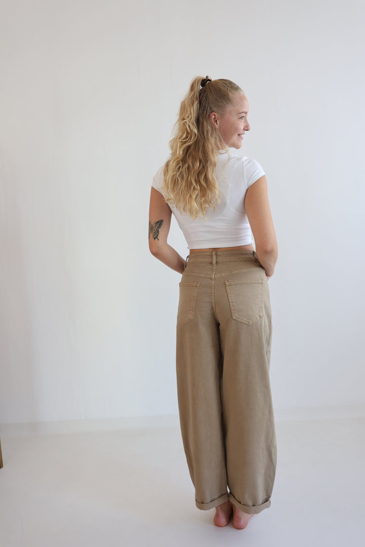 Hazelnut Haze Ballon Jeans