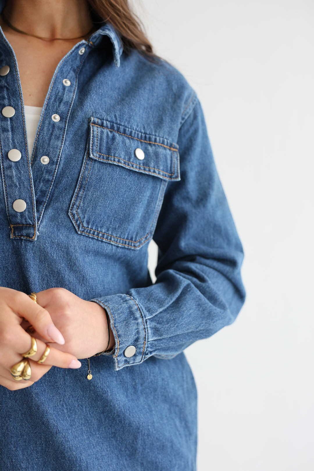 Casual Denim Dress
