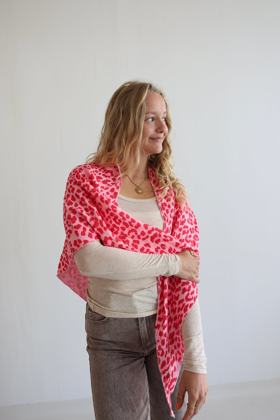 Musselintuch Neon Wild