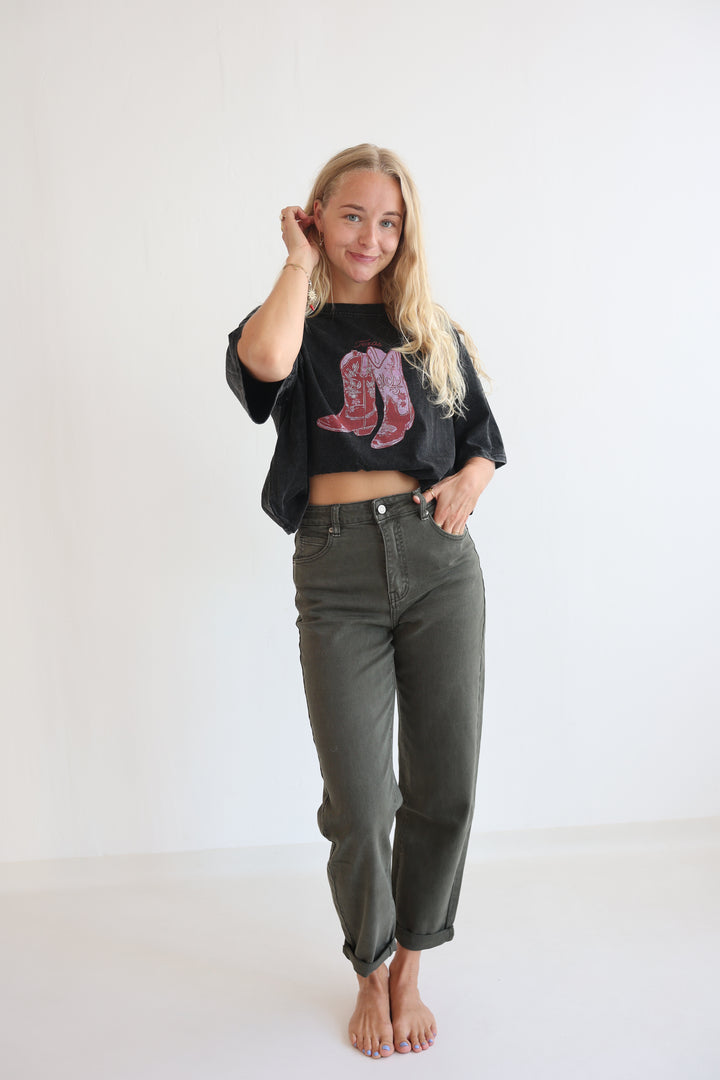 Western Boots Relaxed Fit Tee