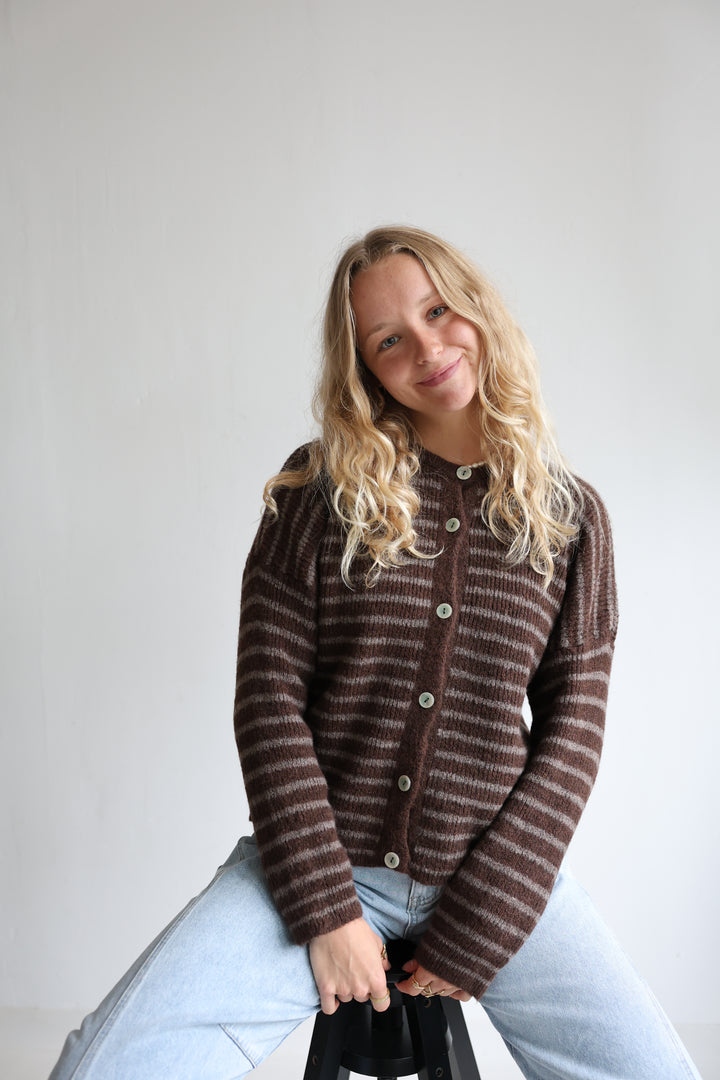 Gestreifter Cardigan Josephine