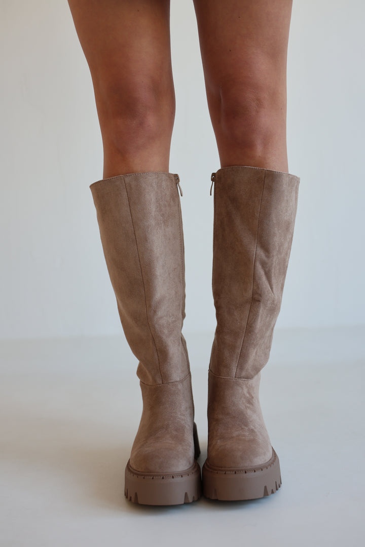 Soft Touch Platform Boots