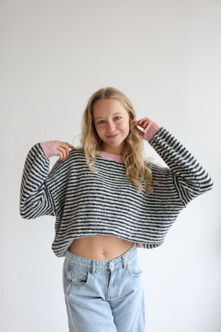 Gestreifter Pullover Moodline Knit