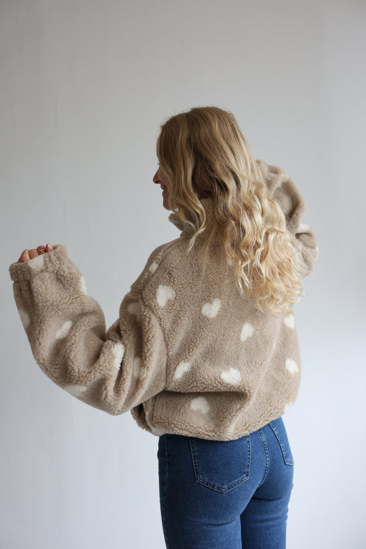 Teddy Zipper Warm Heart