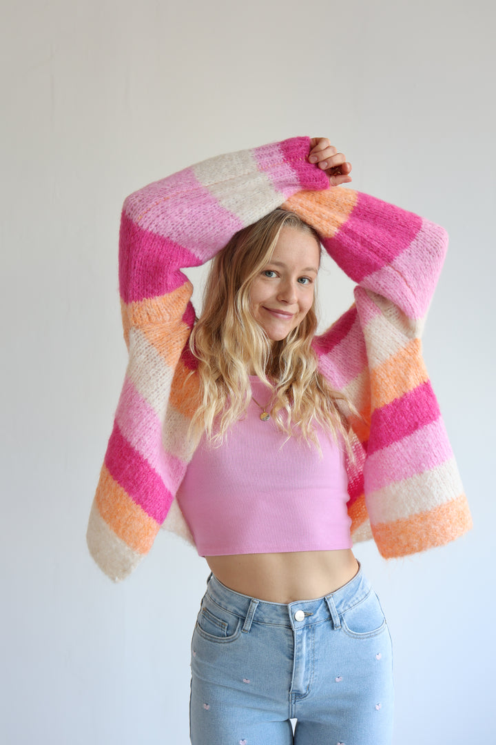 Cardigan Peach Blossom