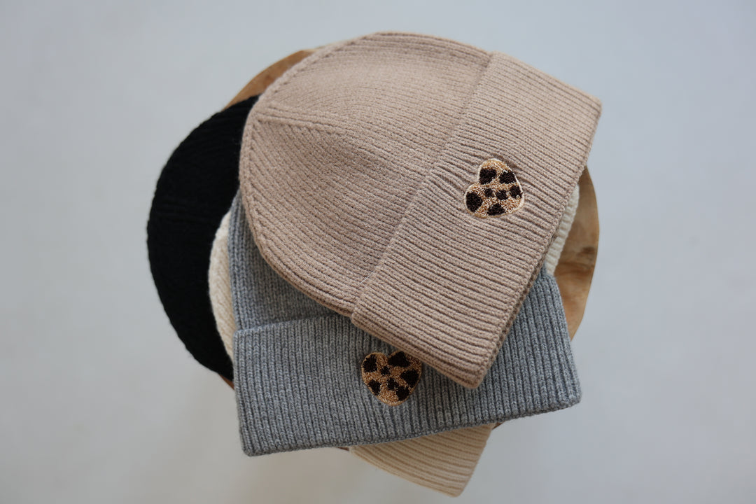 Mütze Leopard Heart