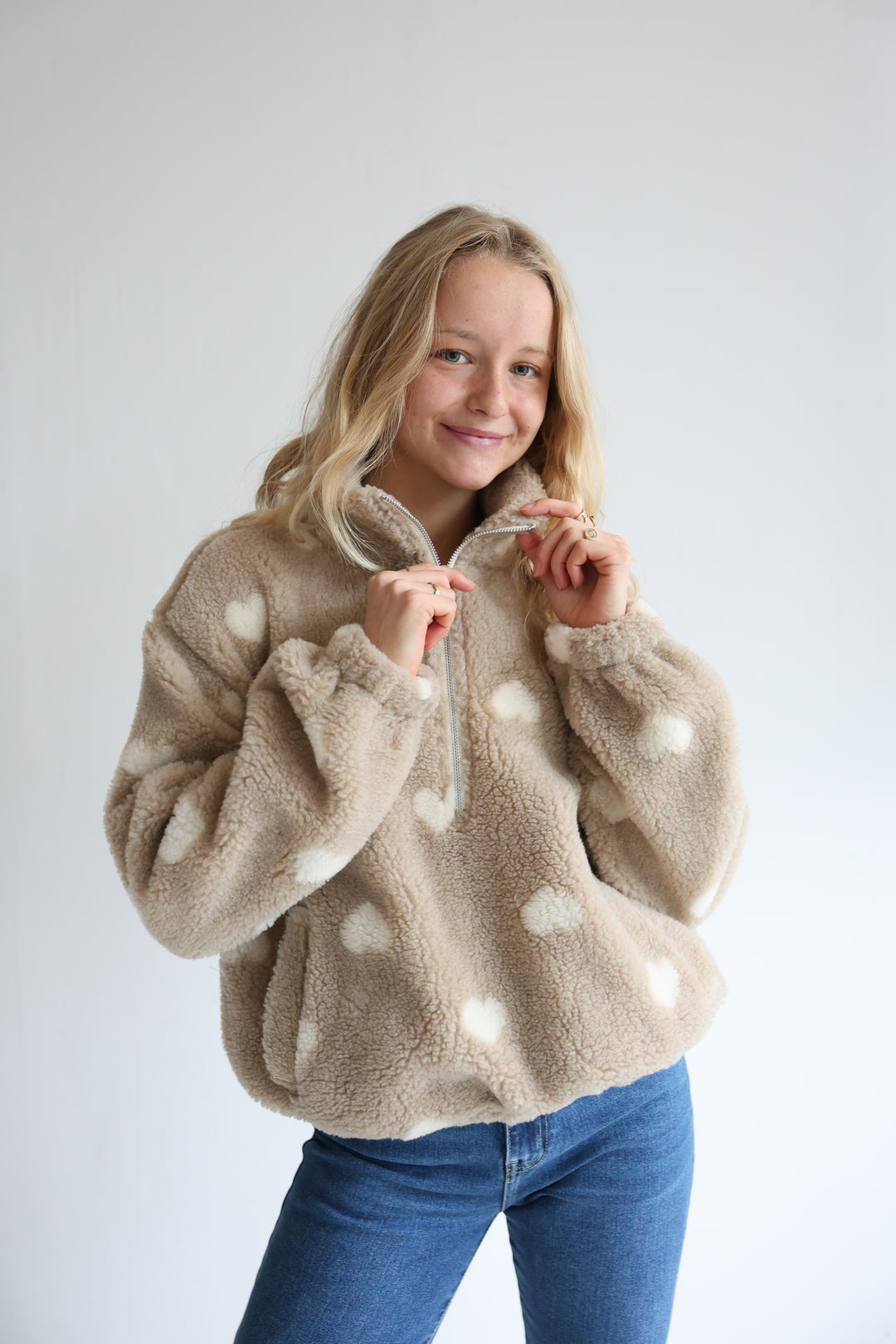 Teddy Zipper Warm Heart