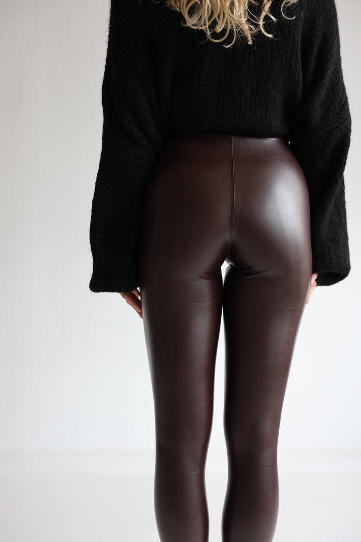 Lederleggings Casual Fit