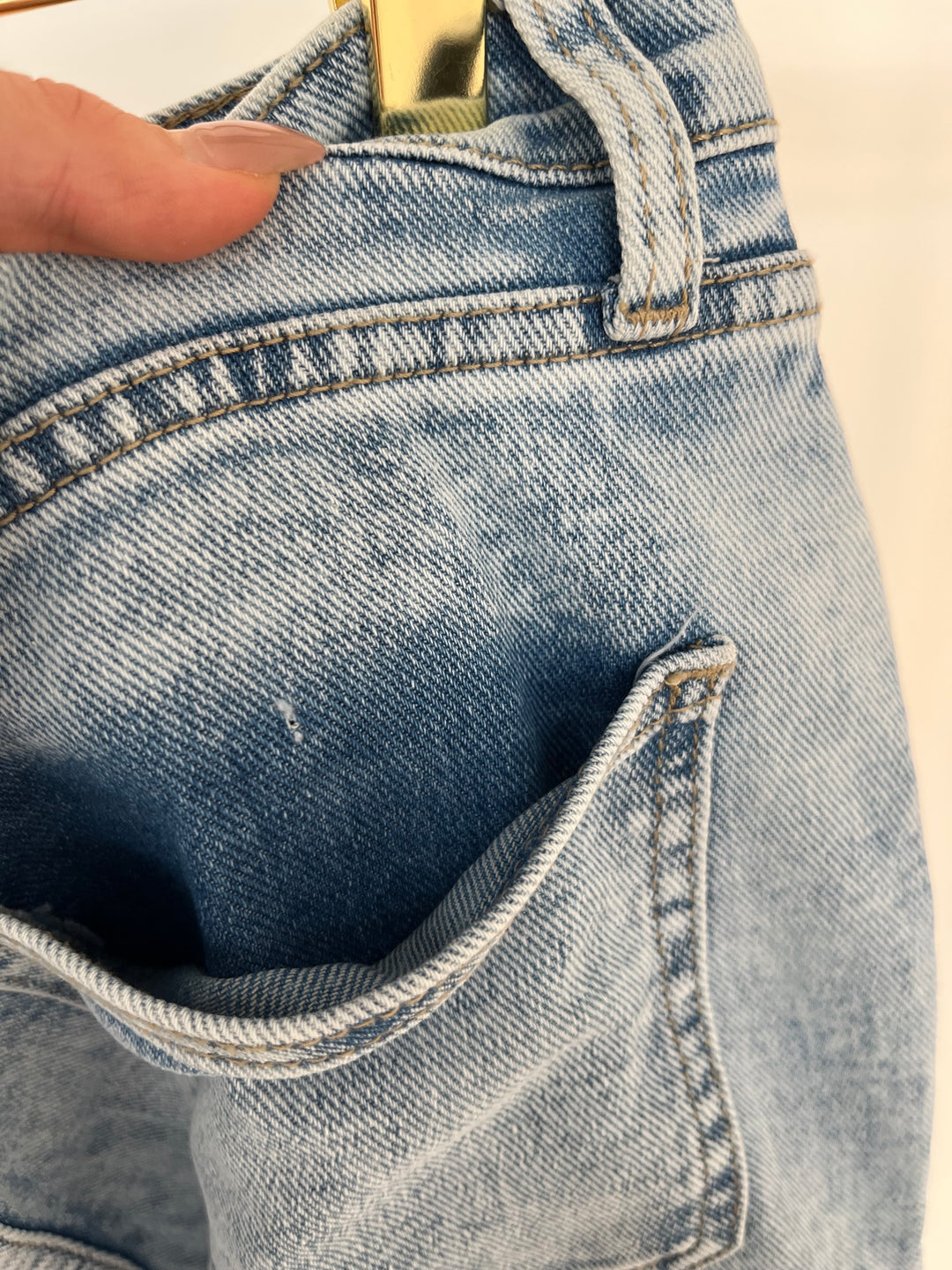 SEASIDE BLUE MOM JEANS GR.S/36 (B-WARE)