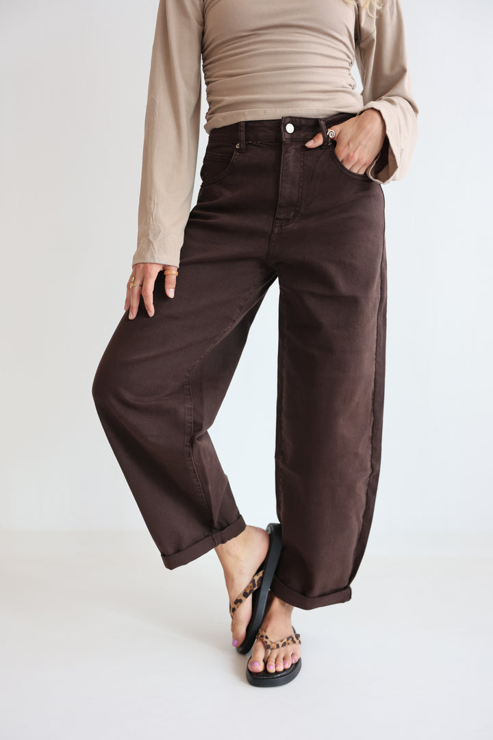 Hazelnut Haze Ballon Jeans