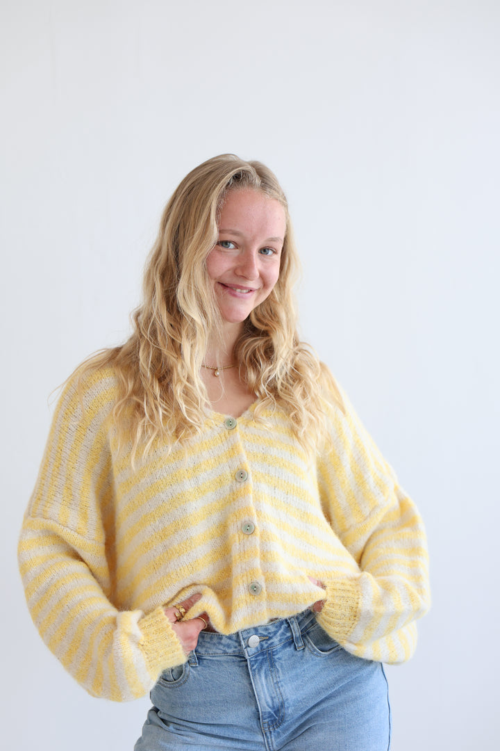 Gestreifter Cardigan Cosima