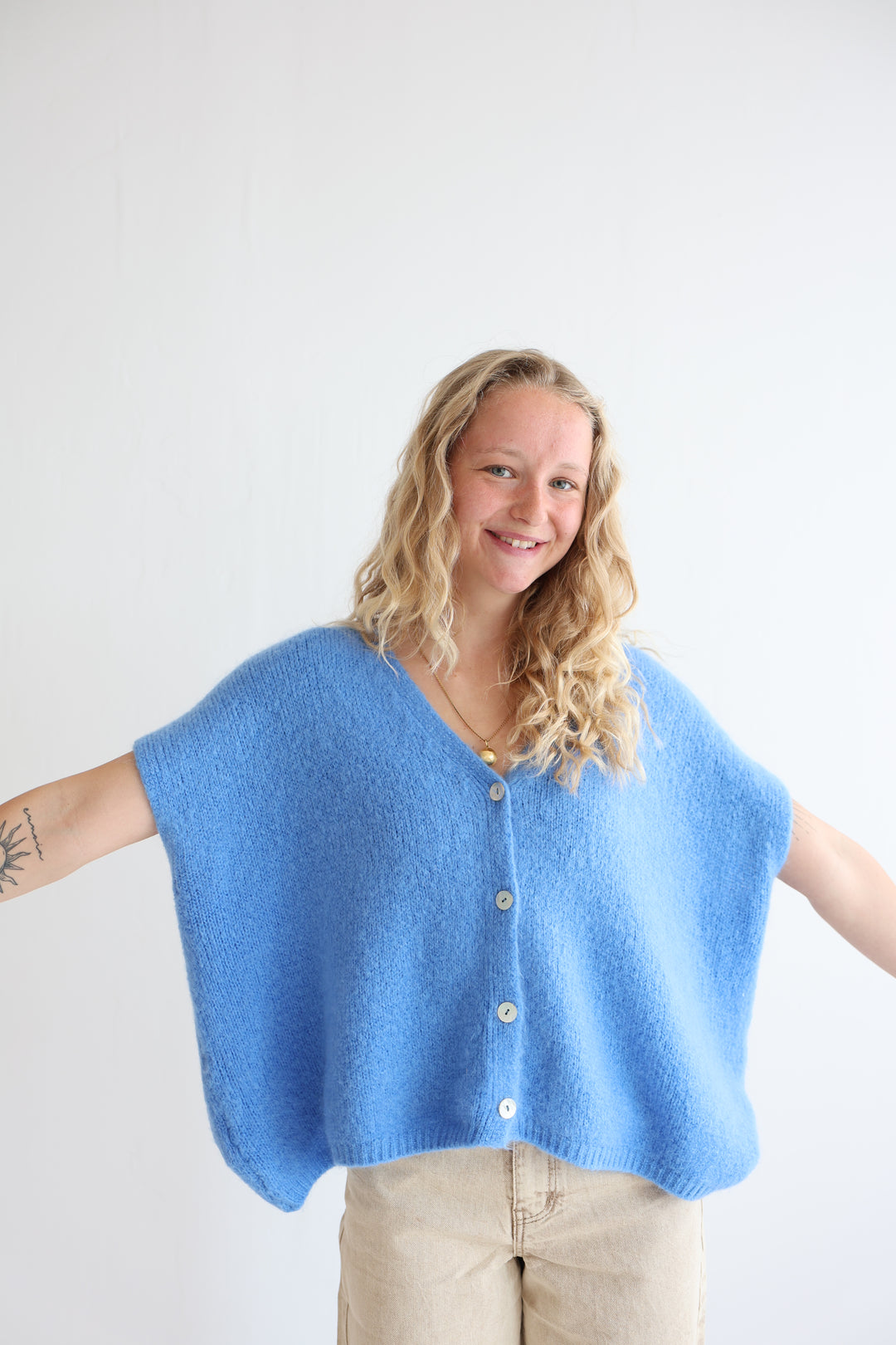 Lockere Pullunder-Weste Gina
