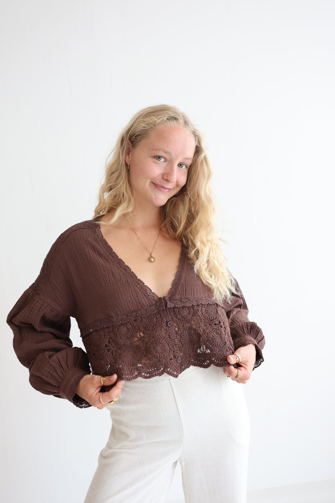 Crochetbluse Palma