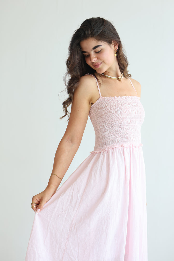 Soft Horizon Cotton Dress