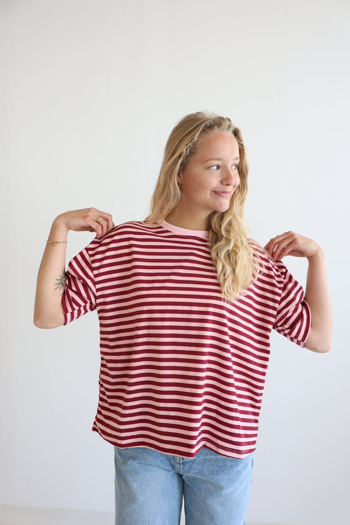Easy Fit Striped T-Shirt