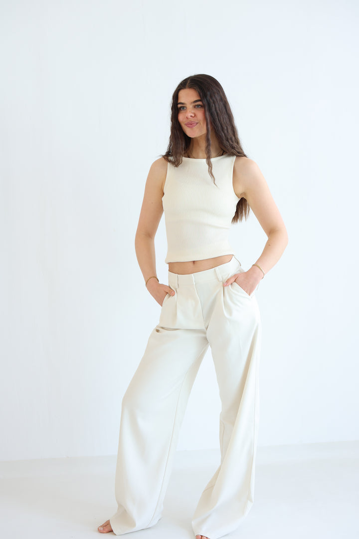 Bundfaltenhose Casual Look