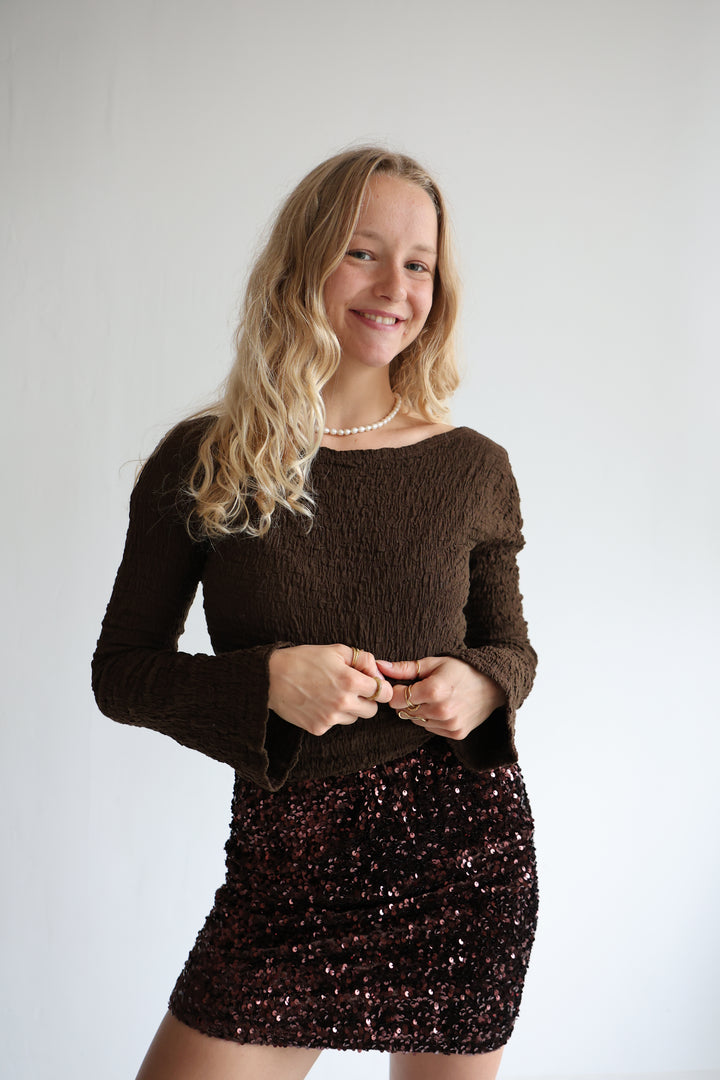 Longsleeve mit Struktur Ina