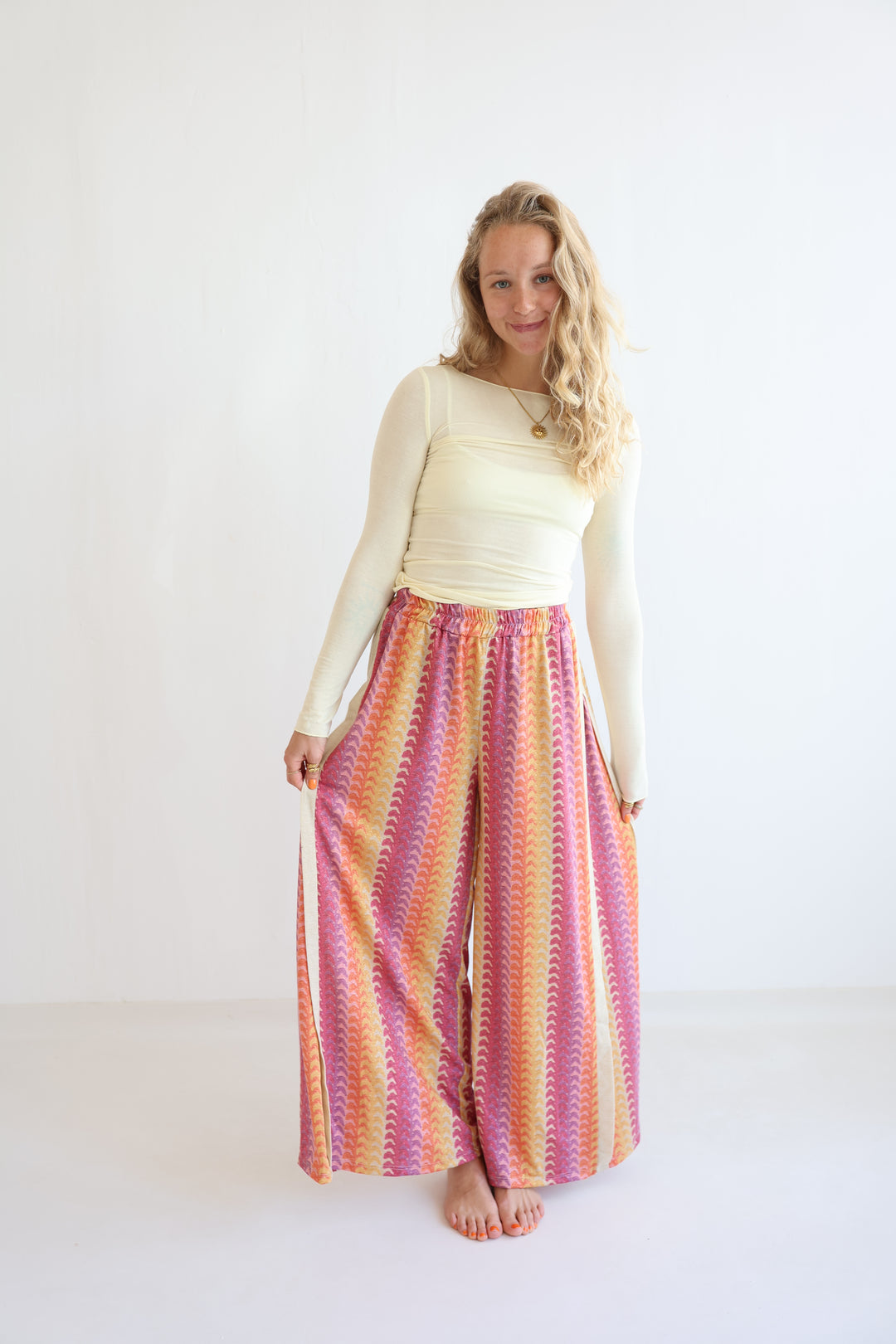 Colorful flowy Pants