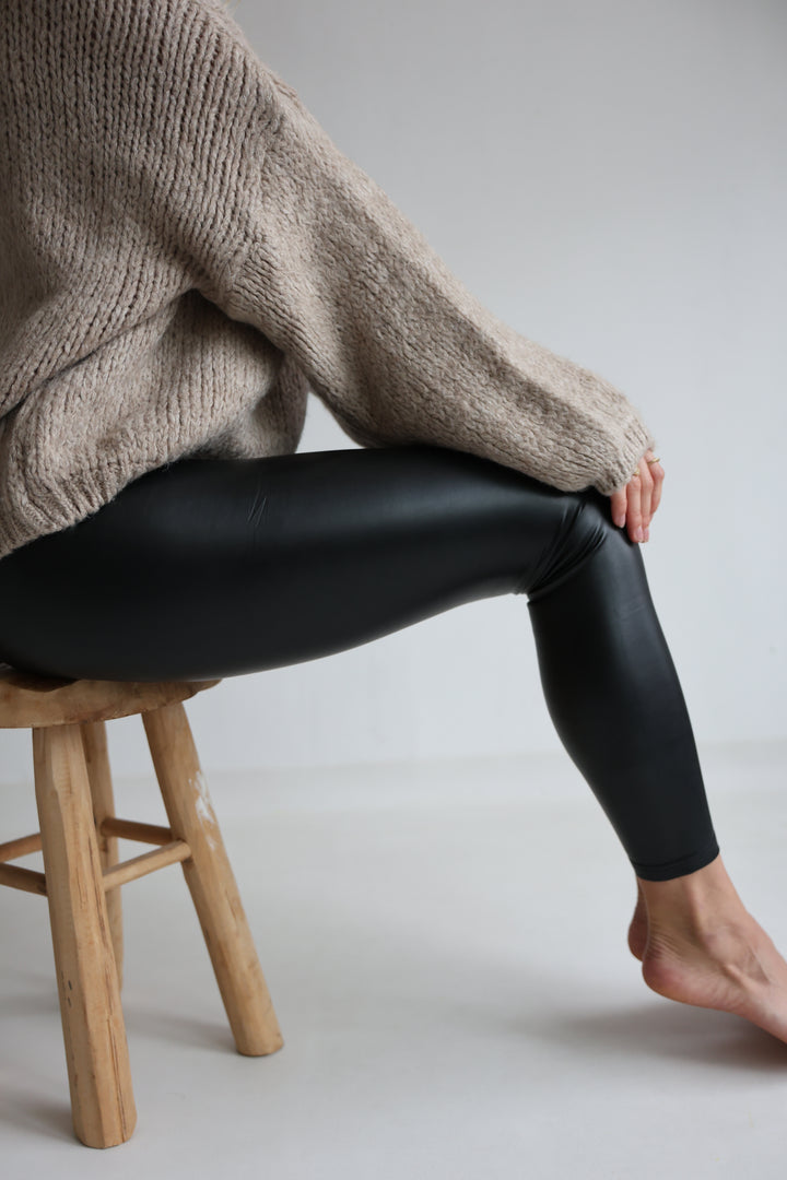 Lederleggings Casual Fit