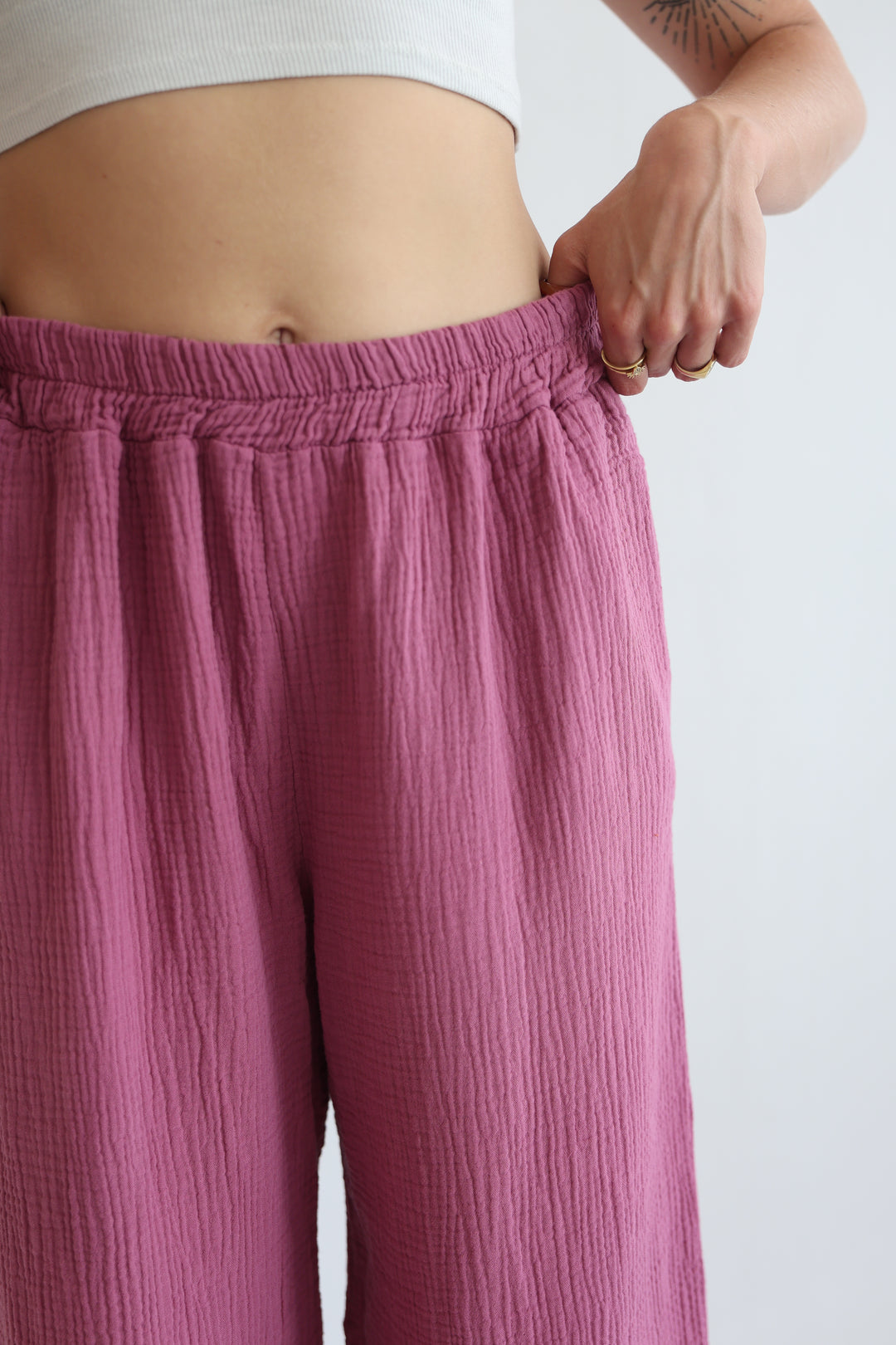 Casual Musselin Pants Petite