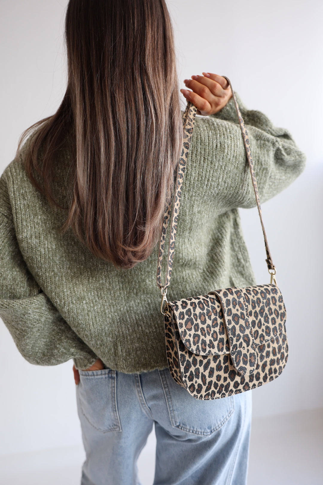 Sally Suede Handtasche