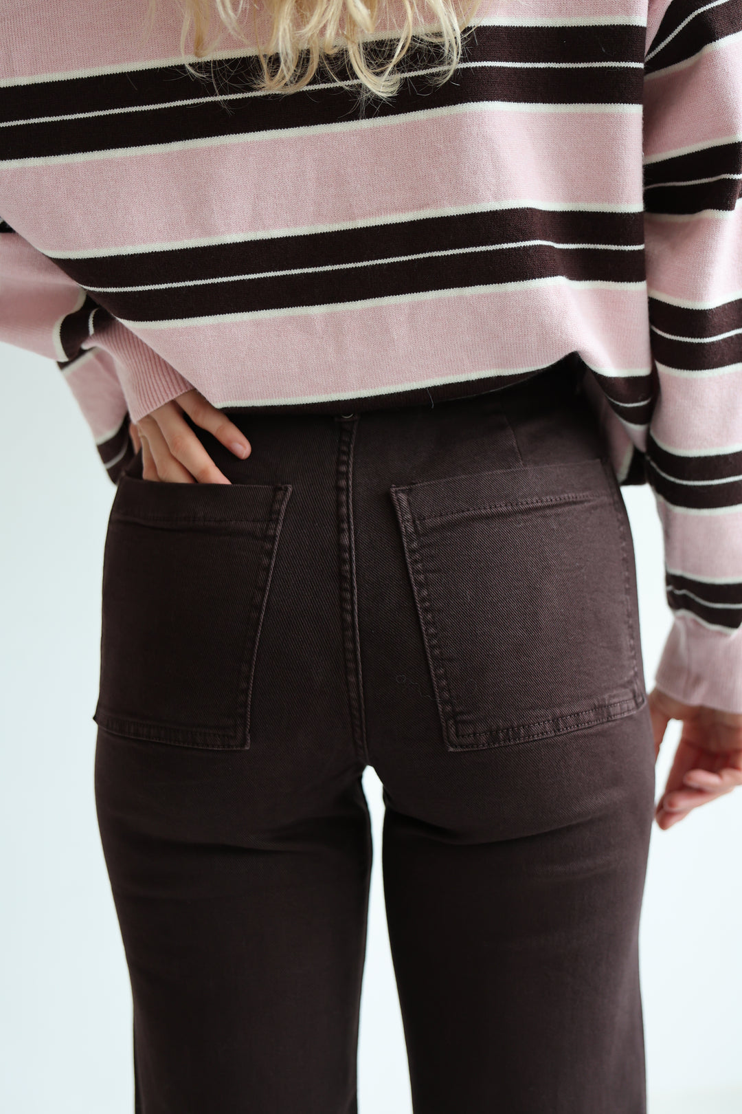 Straight Fit Jeans Coffee