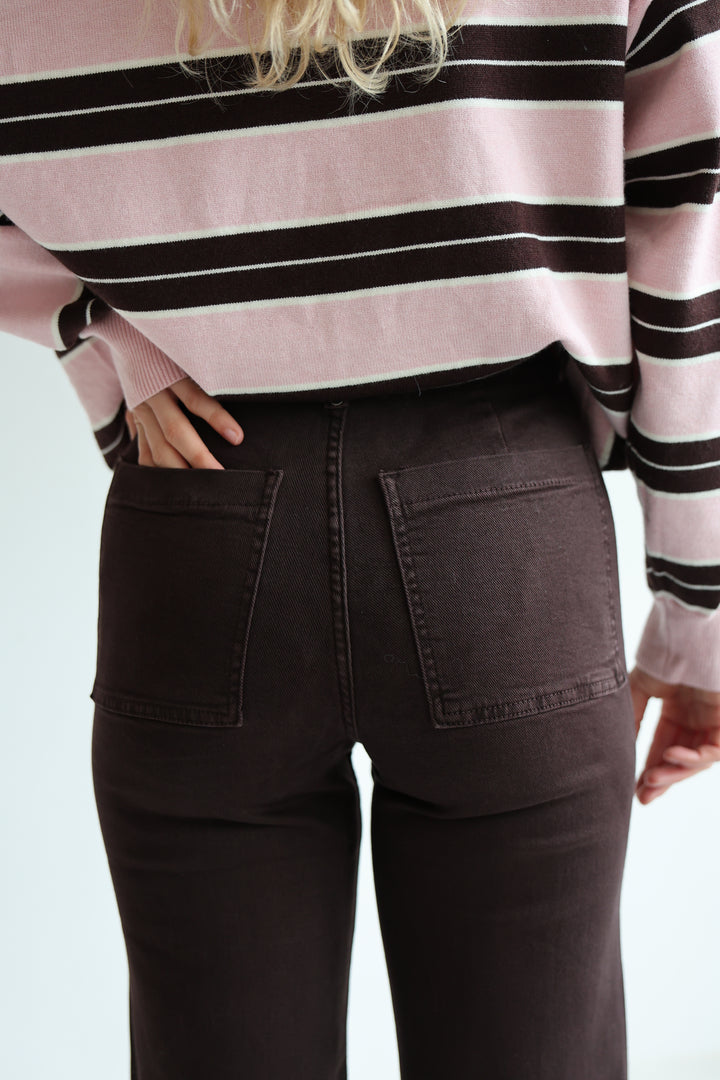 Straight Fit Jeans Coffee