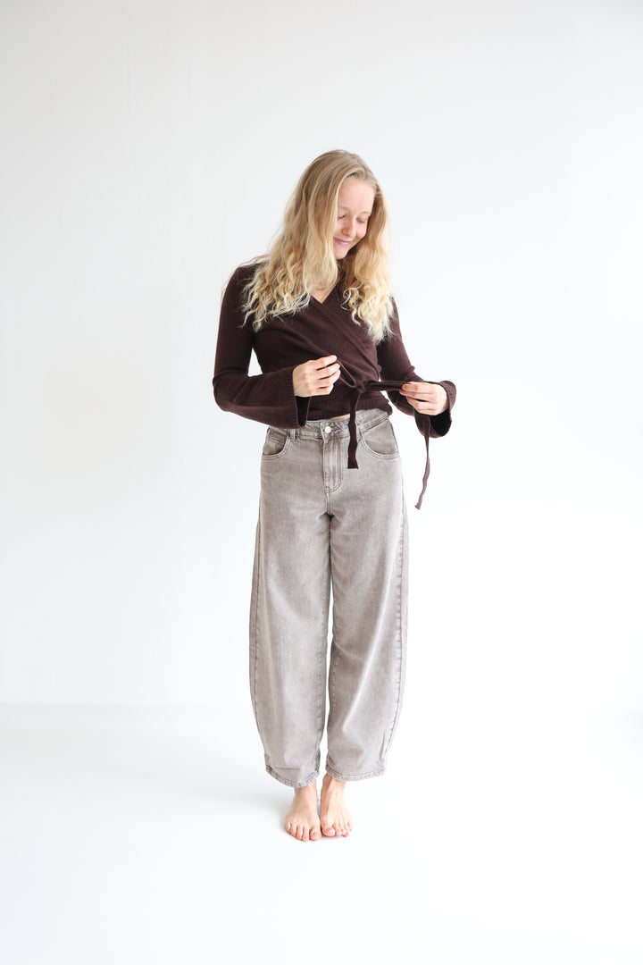 Soft Lounge Wickelcardigan