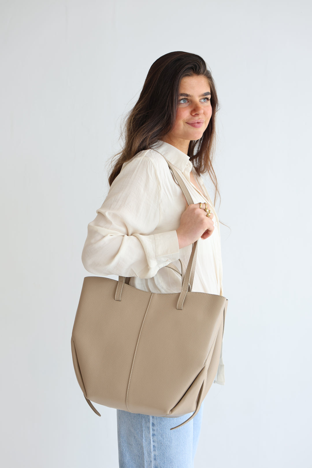 Timeless Leather Tote Bag