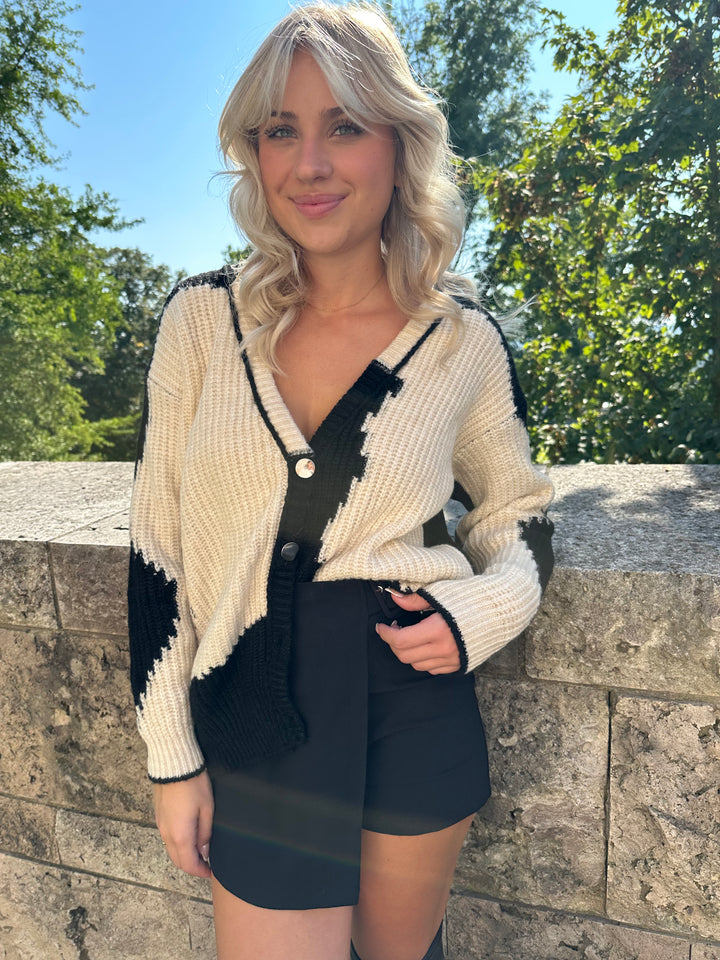Oversize Cardigan Two Colors