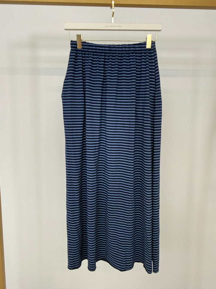 STRIPED SWEAT SKIRT DENIM BLUE (B-WARE)