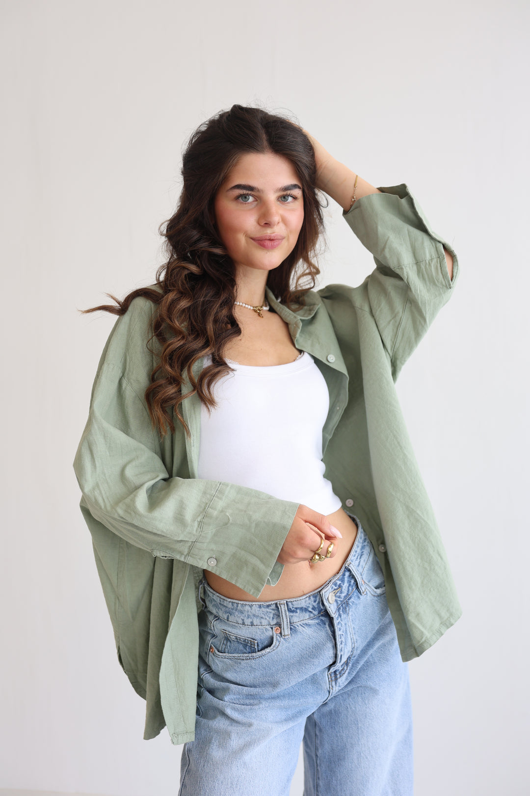 Classic Oversized Cotton Hemd